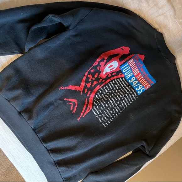 Vintage Rolling Stones Budweiser World tour 94-95 sweatshirt - Picture 3 of 8